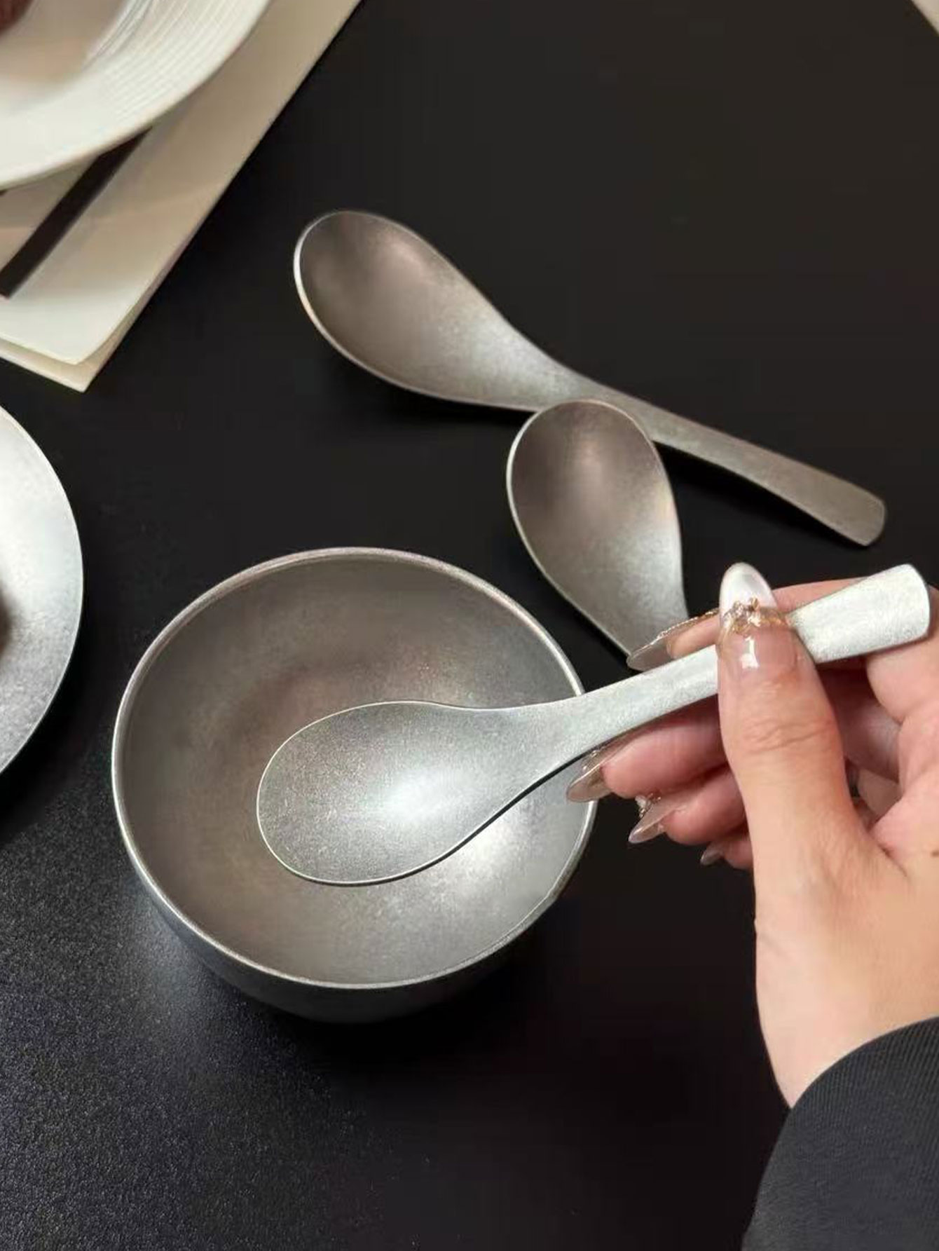 Colher de aço inoxidável 304 c - Vintage Collectible Spoons avaliação e preço