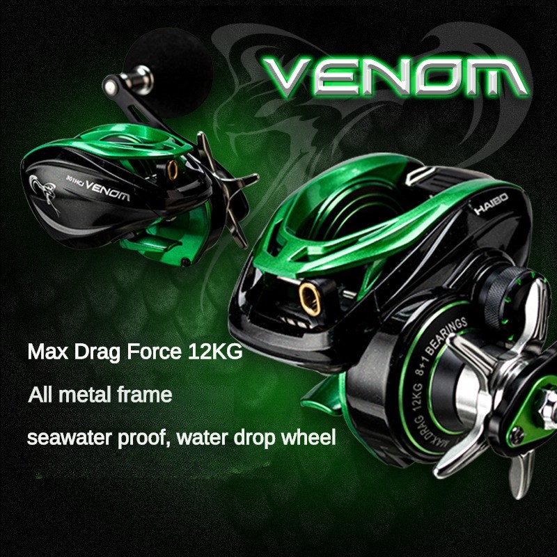 HAIBO-Anti-Saltwater Fishing R - Developing Tank Reel avaliação e preço