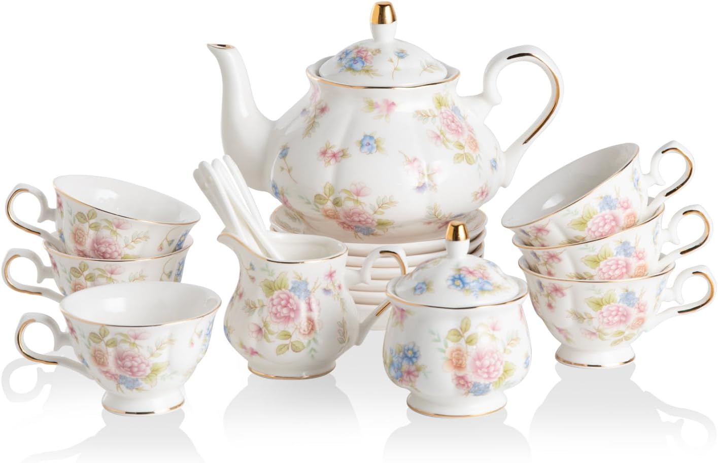 Conjunto de chá floral vintage - Vintage Collectible Spoons avaliação e preço