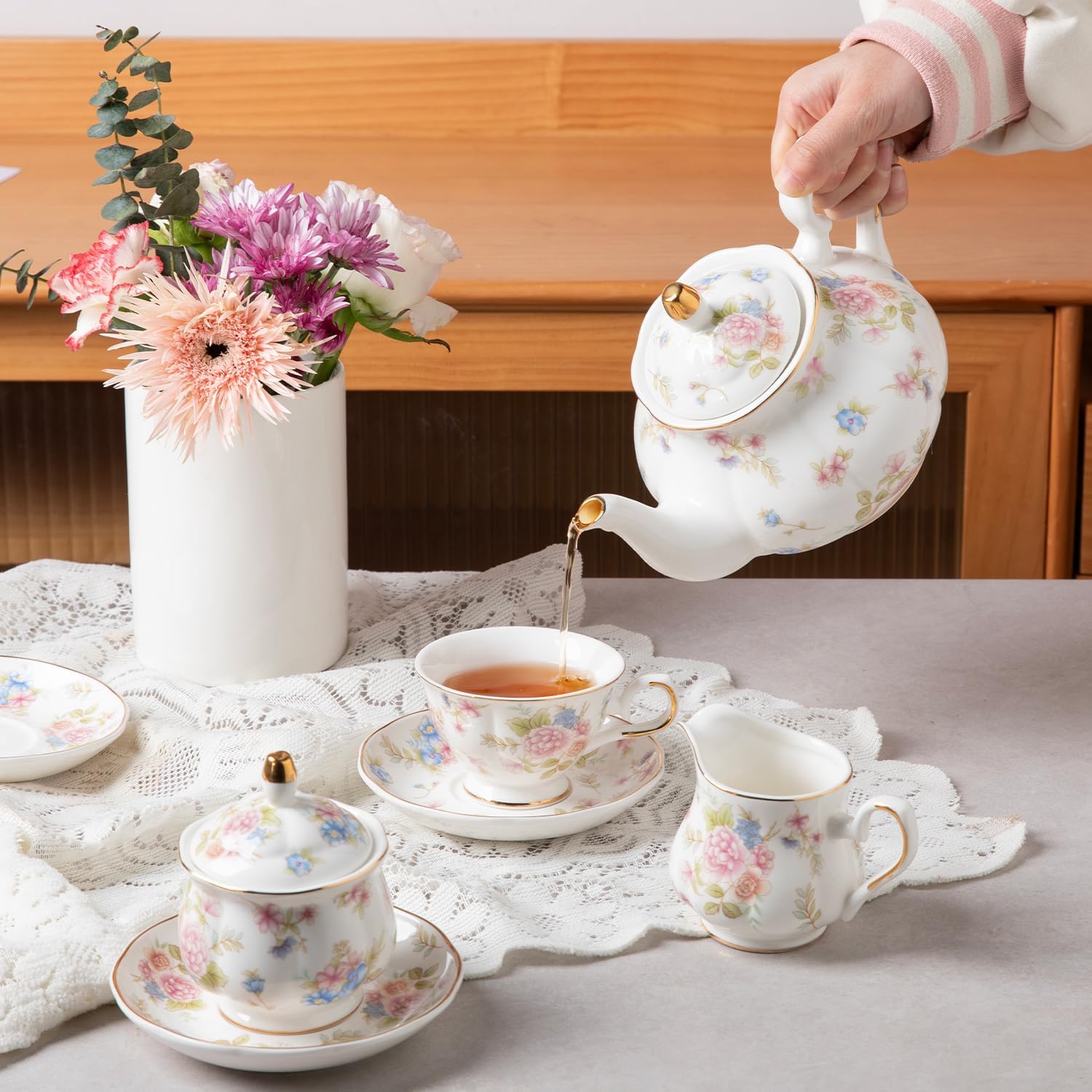 Conjunto de chá floral vintage - Vintage Collectible Spoons avaliação e preço
