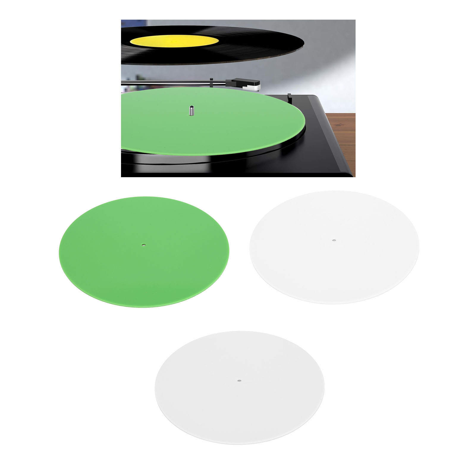 Placa de registro slipmat acrí - Vinyl Record Cleaner avaliação e preço