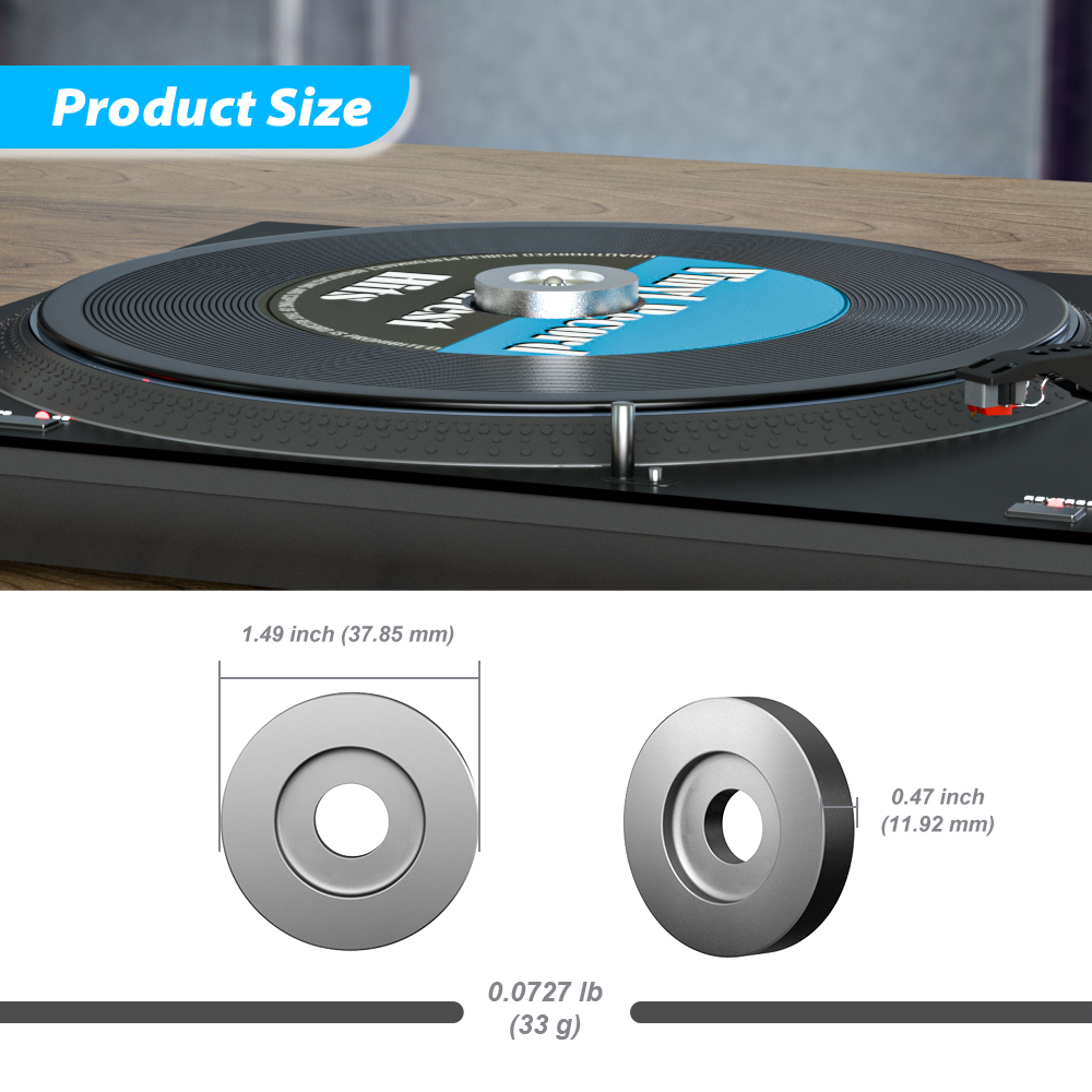 Adaptador de mesa giratória de - Vinyl Record Cleaner avaliação e preço