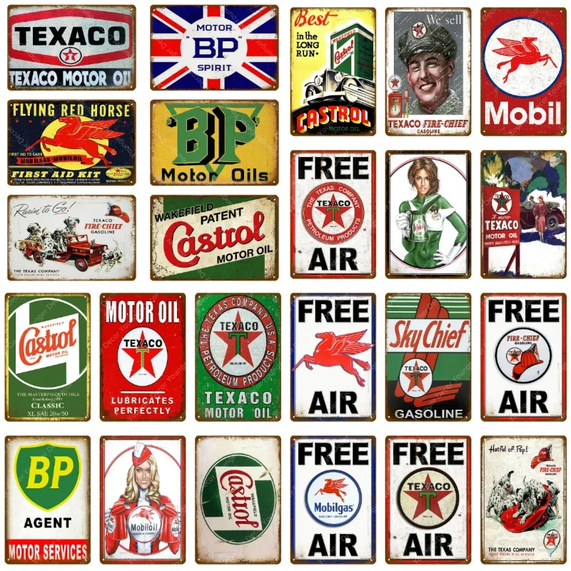Vintage texaco sinais de óleo  - Vintage Collectible Plates avaliação e preço