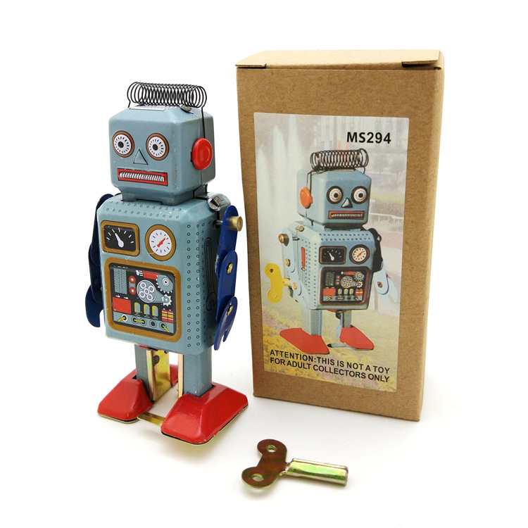 Robô de metal vintage MS294, c - Vintage Collectibles Store avaliação e preço